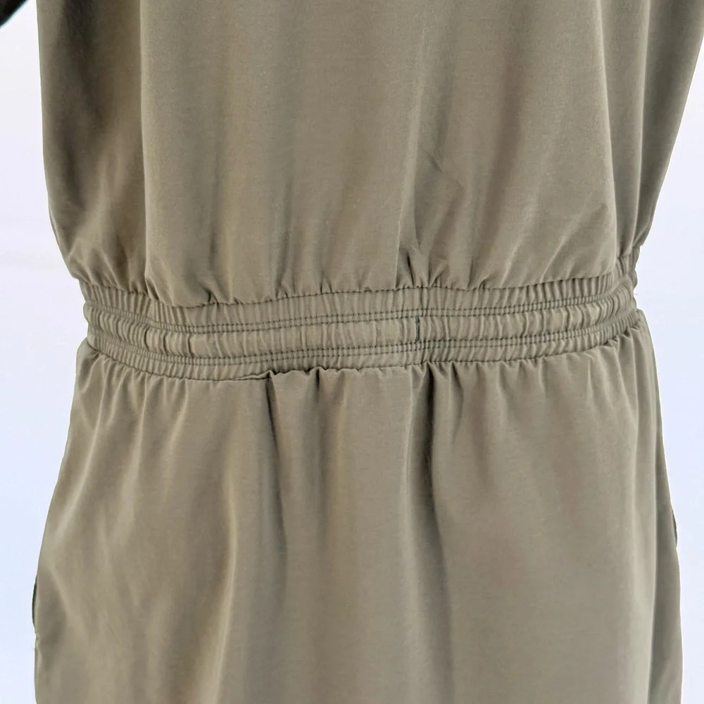 The North Face Never Stop Wearing Sage Green Active Dress Drawstring Waist SZ-L - Picture 10 of 13